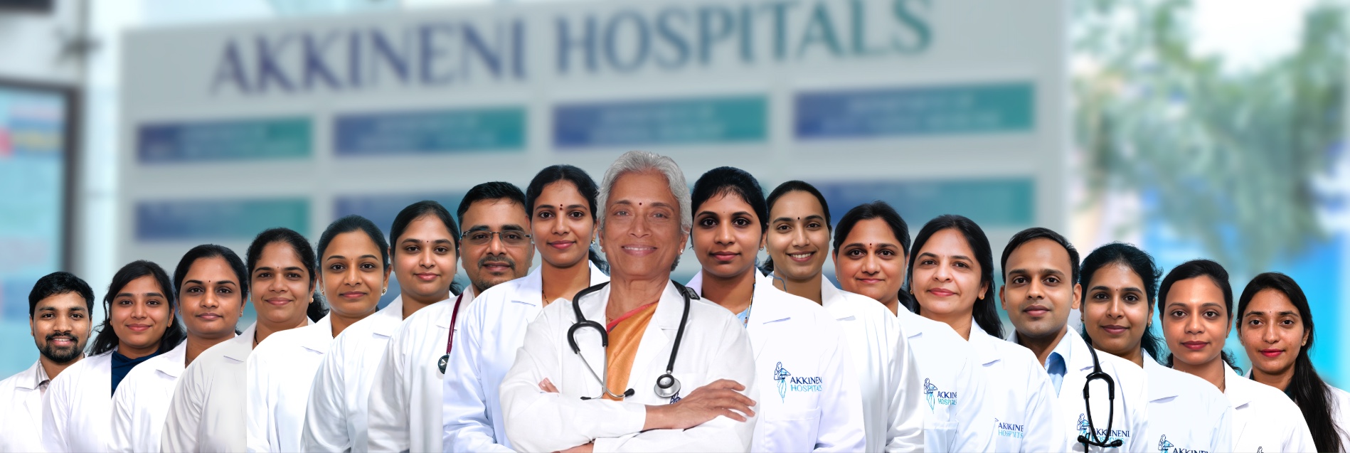 Team of specialist doctors at Akkineni Multi Speciality Hospital